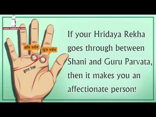 Know What your Hridaya Rekha tells about you
