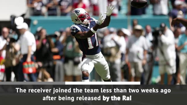 Patriots release Antonio Brown