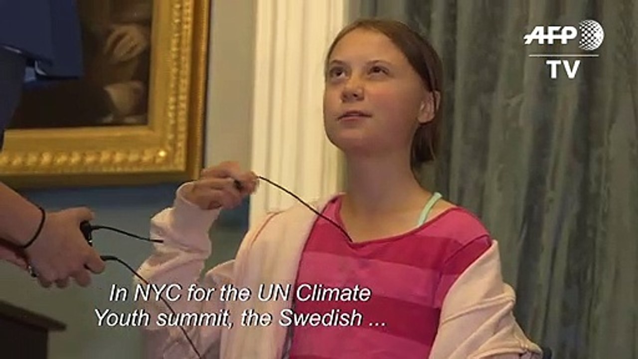 Greta Thunberg to AFP: political leaders 'need to take their responsibility'