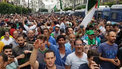 'Buteflika rejimi temsilcileri' protesto edildi - CEZAYİR