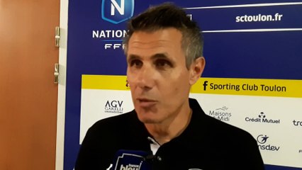 Toulon  / Stade lavallois : réaction d'Olivier Frapolli