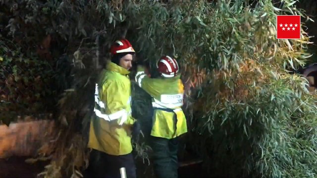 112 Comunidad de Madrid gestiona 130 incidencias por la tormenta