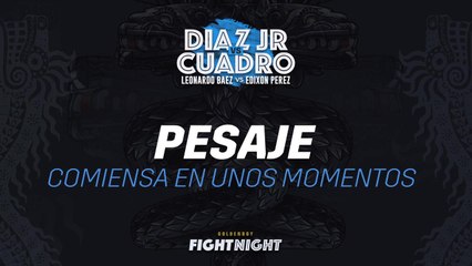 Jojo Diaz vs Jesus Cuadro Weigh ins Full