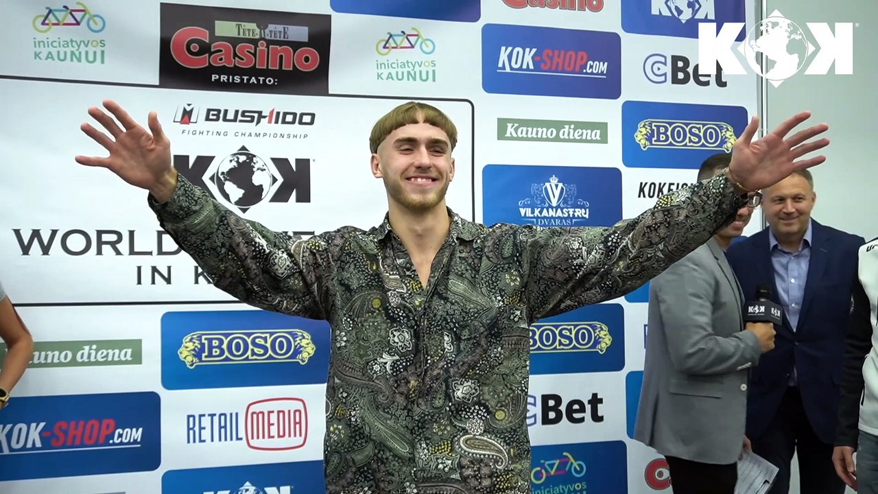 KOK FIGHT SERIES 21.09.2019  IN KAUNAS Press Conference ❗️