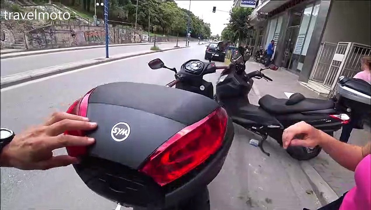 Test Drive SYM 300 scooter