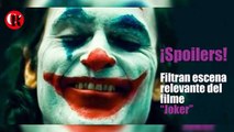 ¡Spoilers! Filtran escena relevante del filme “Joker”