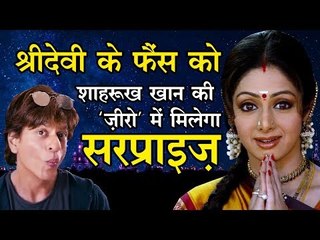 श्रीदेवी के फैंस को शाहरुख खान की 'ज़ीरो' में मिलेगा सरप्राइज़