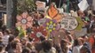 Miles de jóvenes se toman Nueva York para protestar contra cambio climático