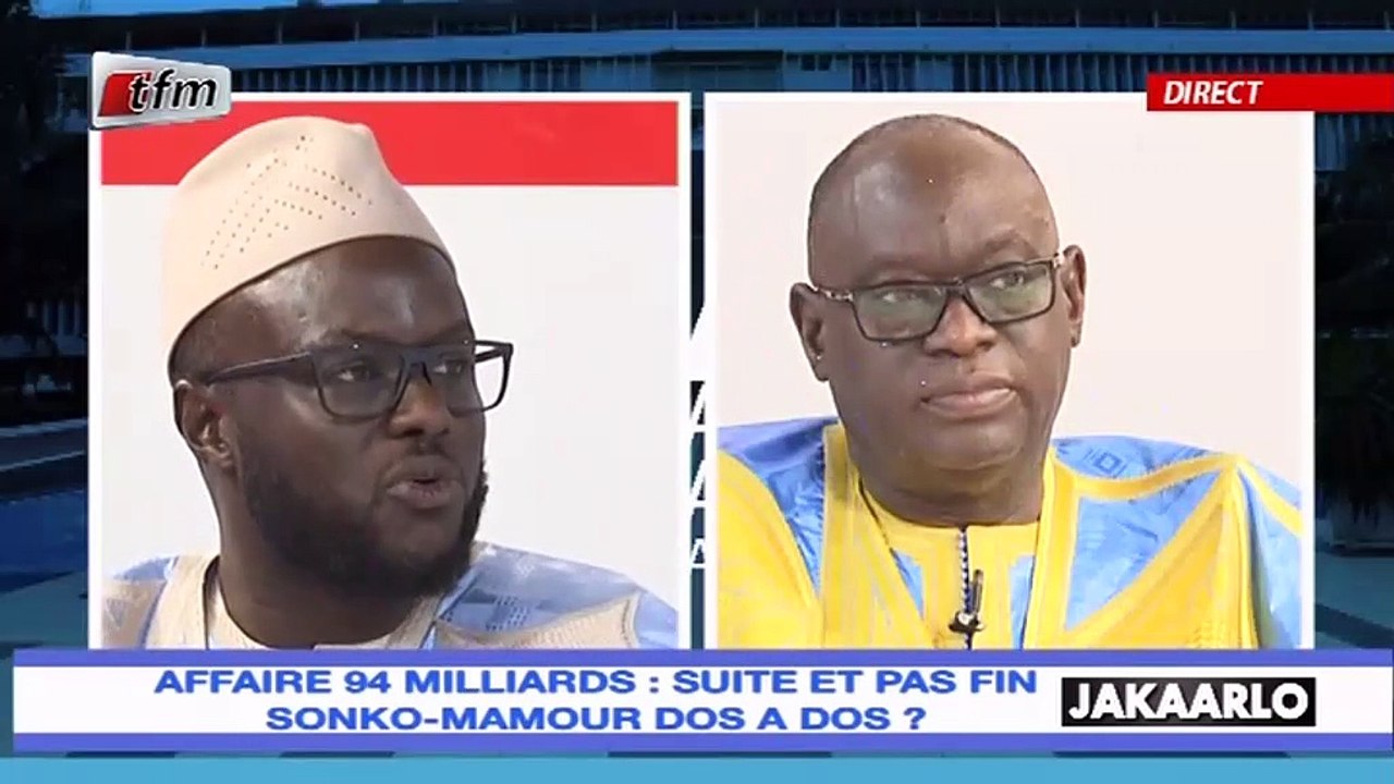 Jakaarlo bi du 20 Septembre 2019 : Affaire 94 milliards, suite et pas fin Sonko-Mamour dos a dos