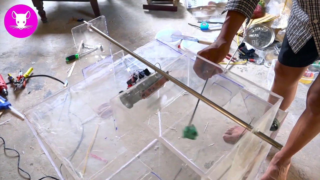 Special Mouse Trap with Homemade Robots - New Type of Mouse Trap -Idea Mouse Trap-Mouse Trap 2019