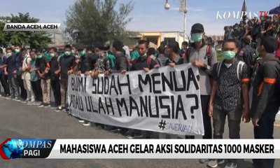 下载视频: Mahasiswa Aceh Gelar Aksi Solidaritas 1000 Masker