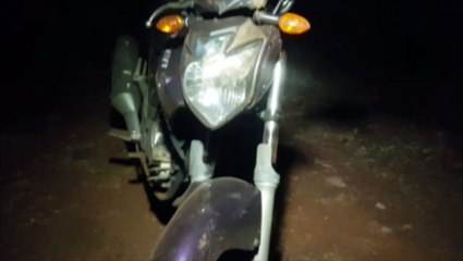 Motociclista fica ferido após sofrer queda em acesso improvisado à BR-467