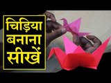 How To Make an Origami Flapping Bird