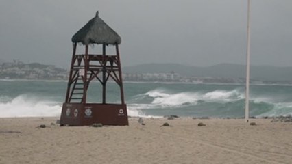Lorena toca tierra y causa lluvias extraordinarias en el estado mexiano de Baja California Sur