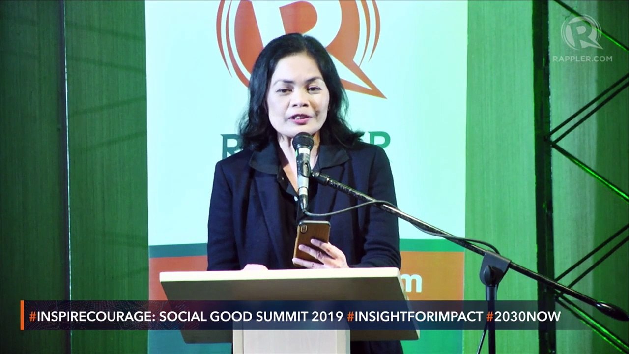 Rappler's Glenda Gloria welcomes #InspireCourage, Huddle participants