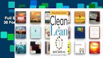 Full E-book  Clean and Lean: 30 Days, 30 Foods, a New You!  For Kindle