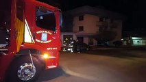 Incêndio em veículo mobiliza equipe do Corpo de Bombeiros na Neva