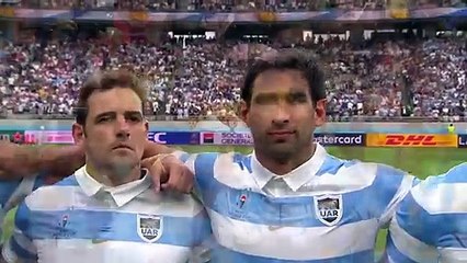 Argentina sing national anthem with incredible passion