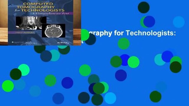 [FREE] Computed Tomography for Technologists: A Comprehensive Text