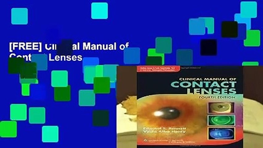 [FREE] Clinical Manual of Contact Lenses