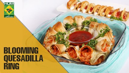 How to make tasty Blooming Quesadilla Ring | Dawat | MasalaTV Show | Abida