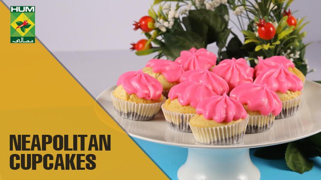 Delicious Neapolitan Cupcakes | Food Diaries | Masala TV Show | Zarnak Sidhwa