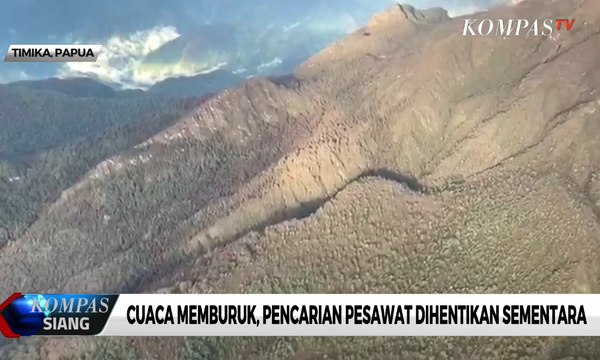 Cuaca Memburuk, Pencarian Pesawat Hilang di Papua Dihentikan Sementara