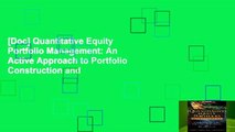 [Doc] Quantitative Equity Portfolio Management: An Active Approach to Portfolio Construction and