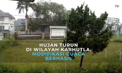 Hujan Turun di Wilayah Karhutla, Modifikasi Cuaca Berhasil