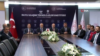 Raylı Ulaşım Teknolojileri Enstitüsü’nün kurulmasına ilişkin imzalar atıldı