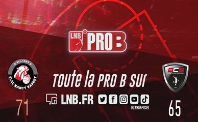 Leaders Cup PRO B : Nancy vs Souffelweyersheim (J1)