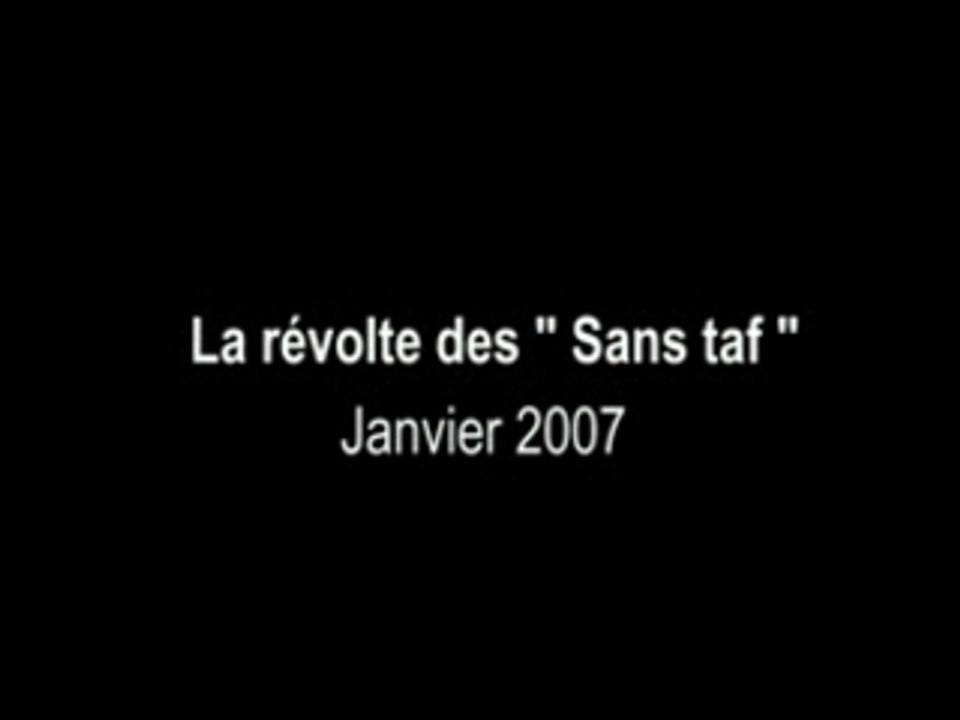 Révolte des sans taf