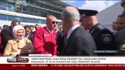 Başkan Erdoğan Teknofest'e katıldı