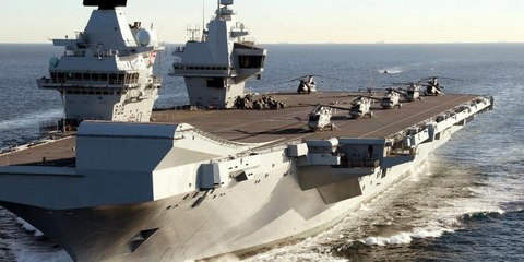 Reino Unido refuerza la Marina Real con un espectacular e innovador portaaviones