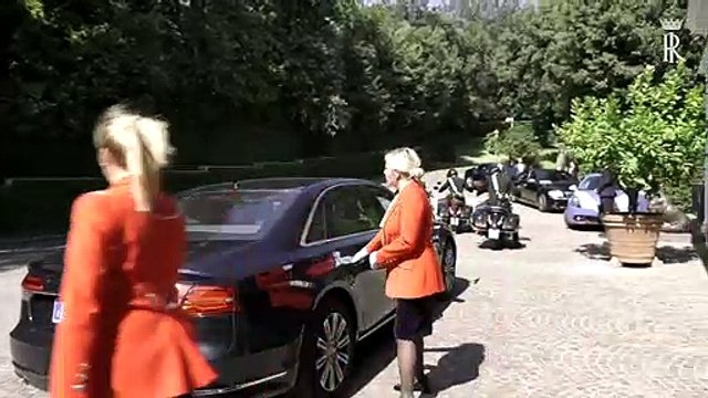 Napoli - Mattarella incontra il Presidente della Repubblica Federale Tedesca a Villa Rosebery (20.09.19)