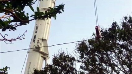 Rua Salgado Filho é interditada para manutenção de guindaste