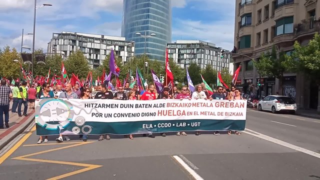 Trabajadores del metal reclaman un convenio digno