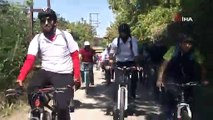 'Avrupa Hareketlilik Haftası' etkinlikleri sürüyor: 500 bisikletli, 3000 yıllık tarihi yolda bisiklet sürdü