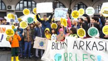 İklim grevi: İstanbul'dan iklim adaleti çağrısı yükseldi