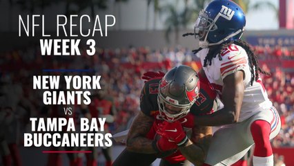 Week 3: New York Giants hold off Buccaneers