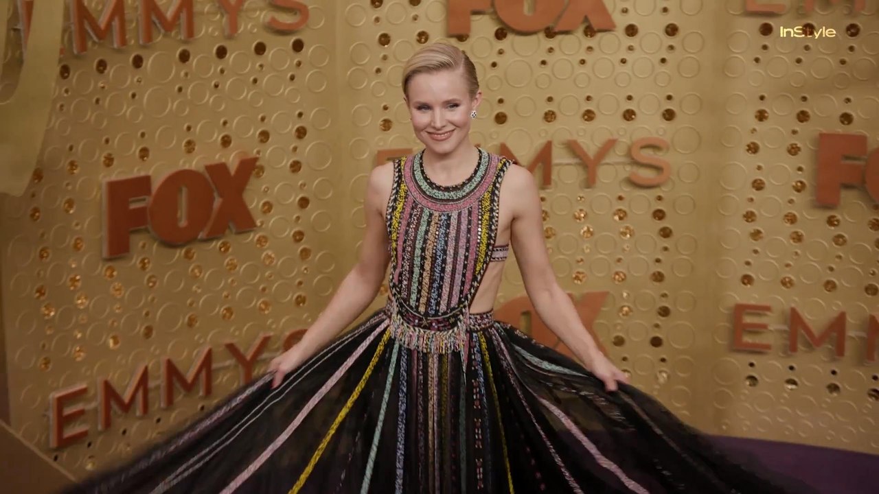 Kristen Bell Emmys Red Carpet 2019