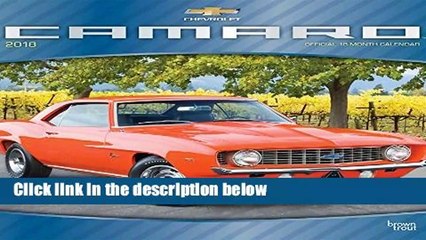 Camaro 2018 Wall Calendar Complete