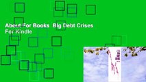 About For Books  Big Debt Crises  For Kindle