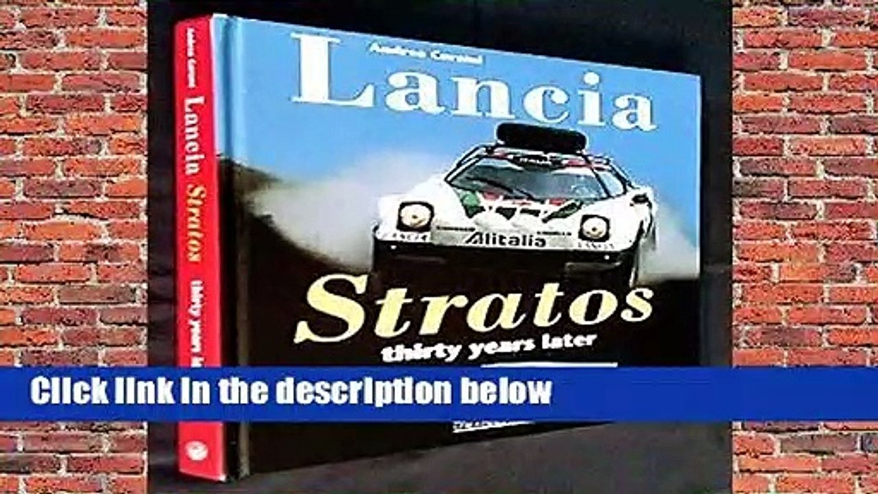 Full E-book  Lancia Stratos: Bk. N3003  Best Sellers Rank : #4