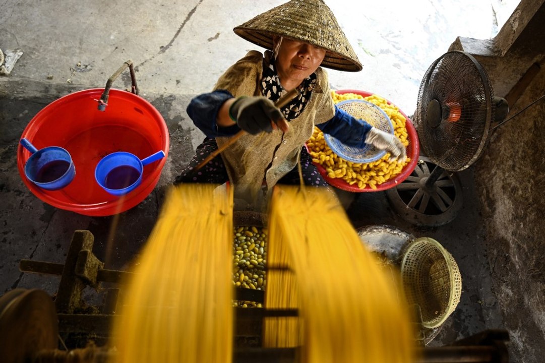 Keeping the thread alive at a Vietnam silk village