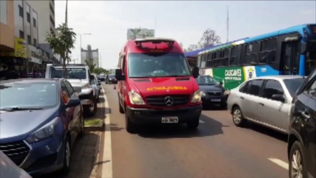 Siate atende vítima de queda na Avenida Brasil