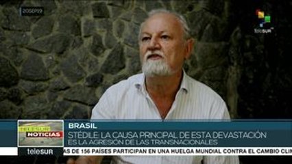 Brasil: mujeres del MST se manifestaron contra el agronegocio