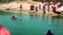 Baraj gölüne giren çocuk boğuldu