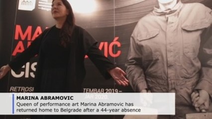 Queen of performance art Marina Abramovic returns to Belgrade