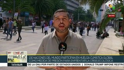 México: marchan para exigir medidas contra el calentamiento global